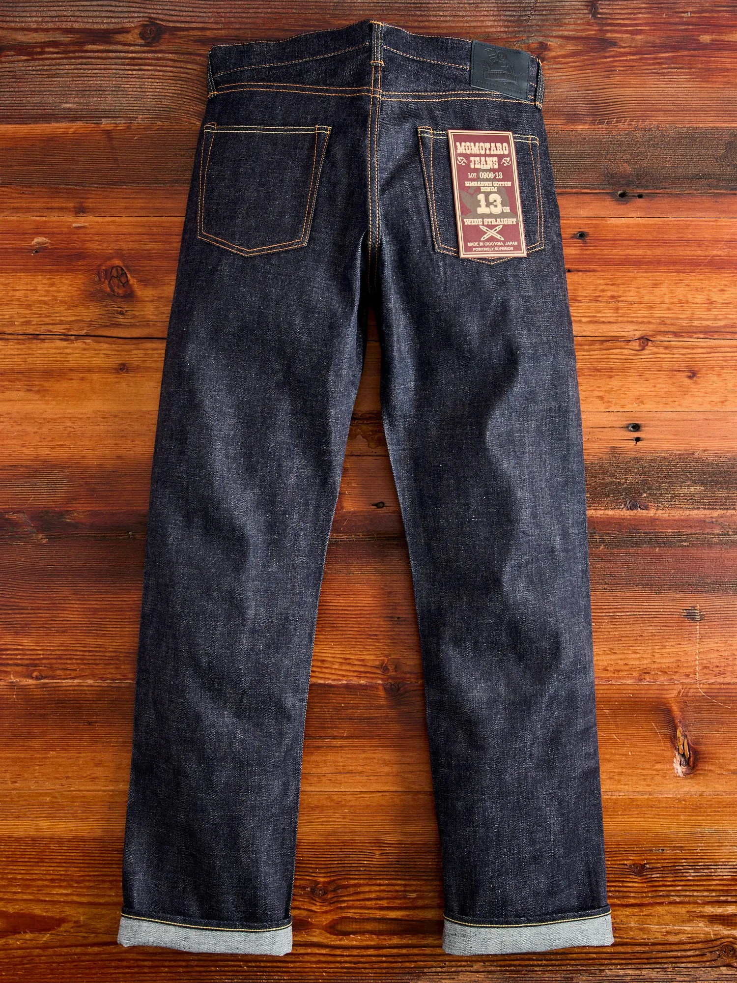 0906-13 13oz Selvedge Denim - Wide Straight Fit