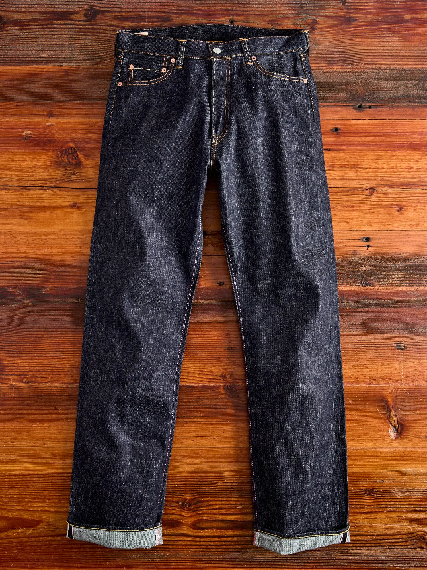 0906-13 13oz Selvedge Denim - Wide Straight Fit