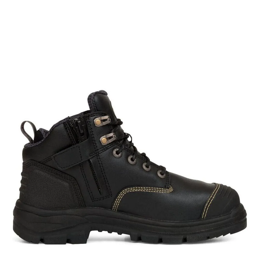 130MM Black Zip Sided Hiker Boot 55340Z