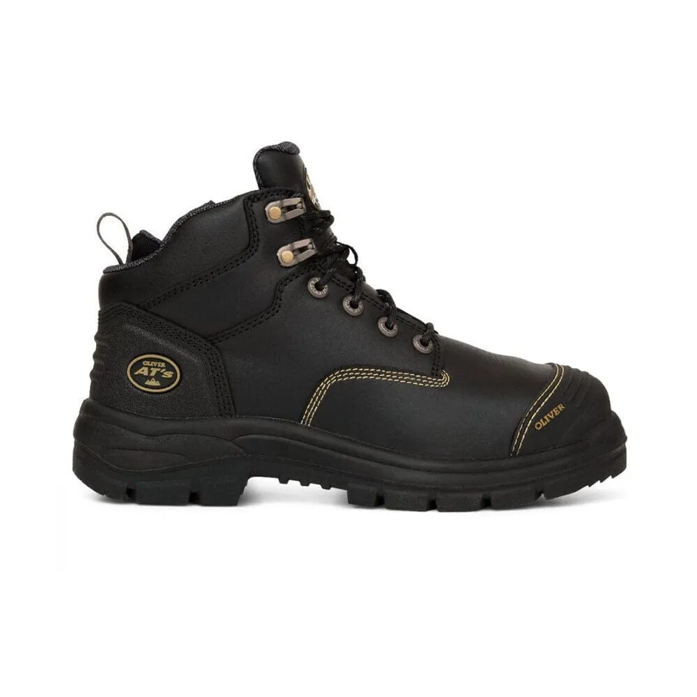 130MM Black Zip Sided Hiker Boot 55340Z