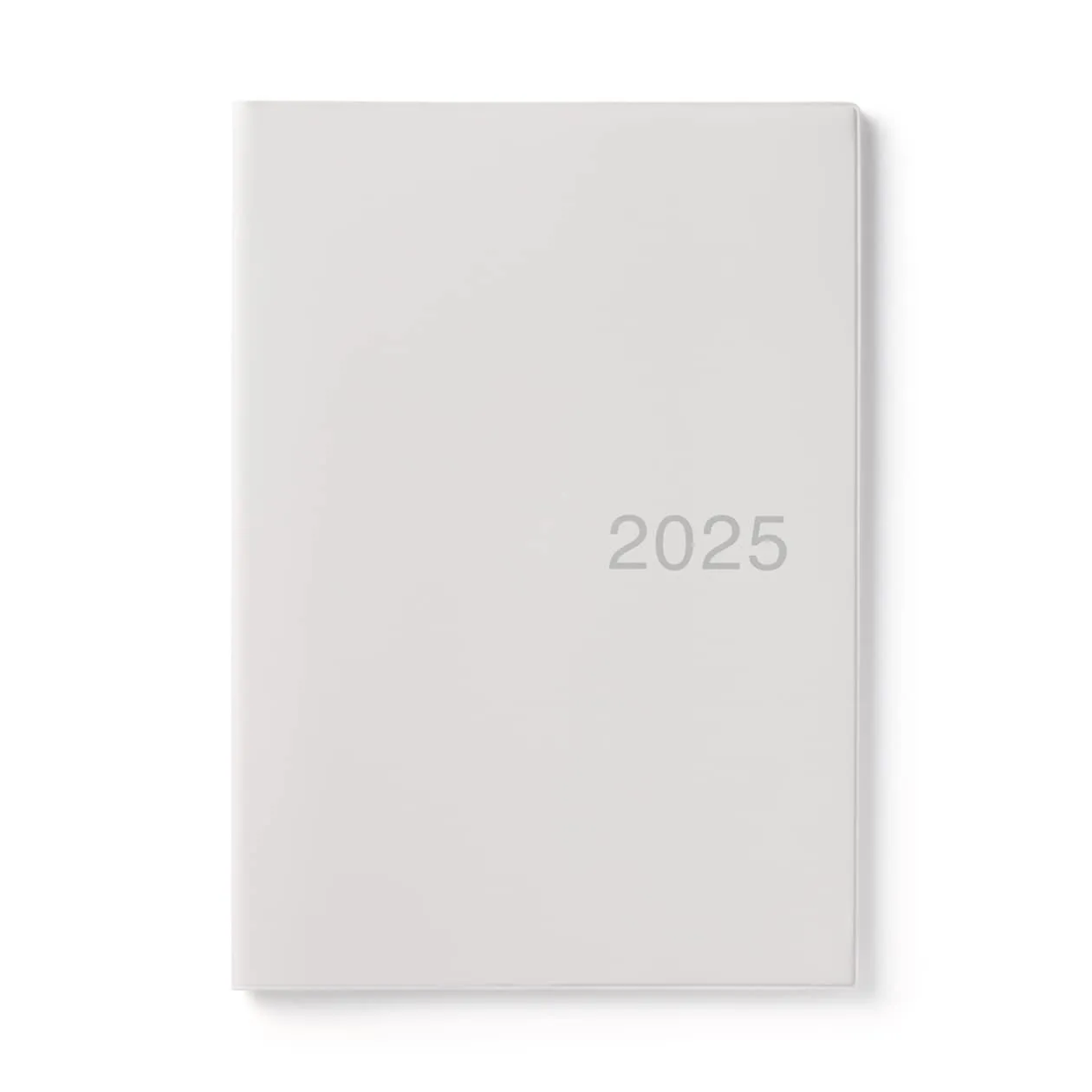 2025 Monthly Planner (Mon to Sun) - White Grey