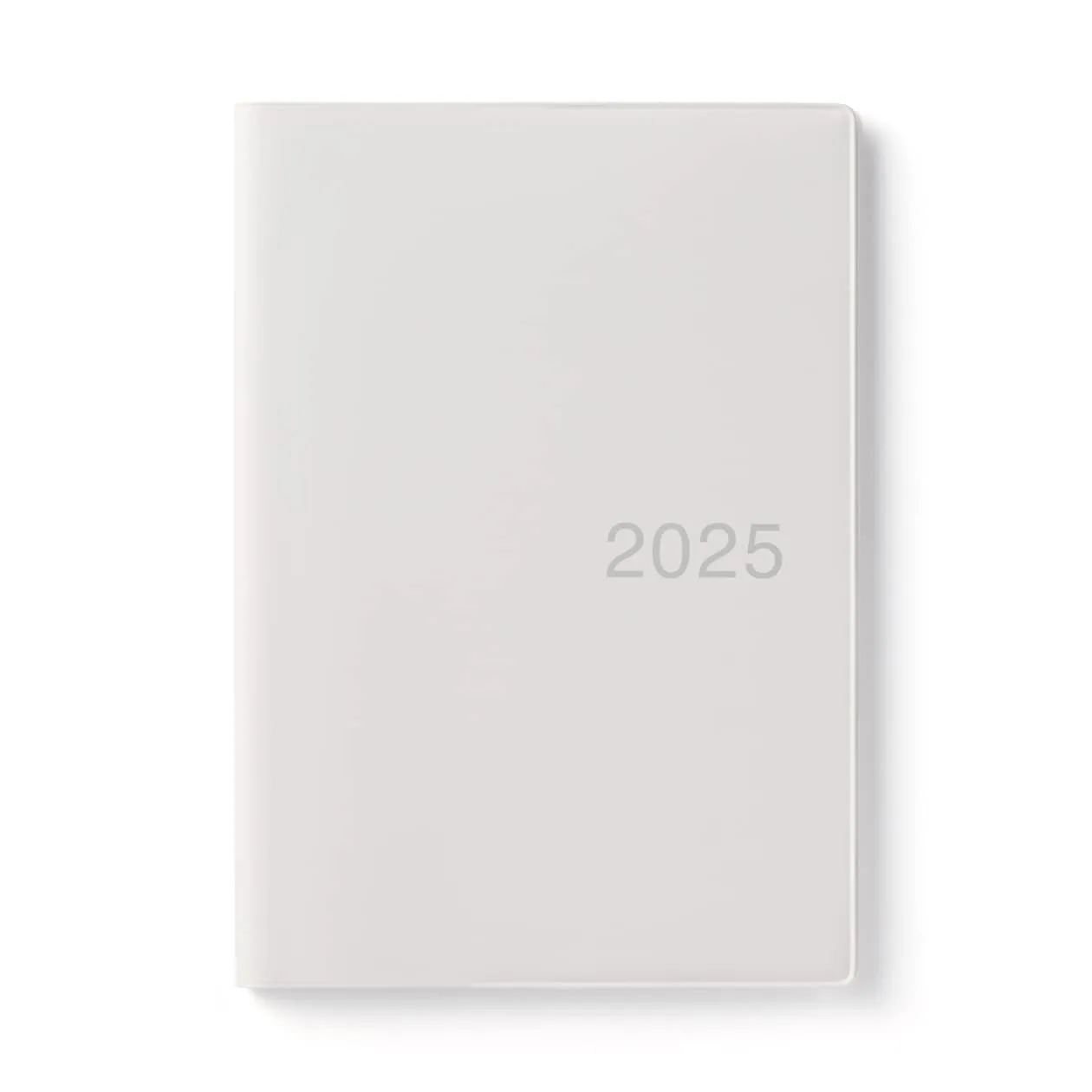 2025 Monthly Planner (Mon to Sun) - White Grey