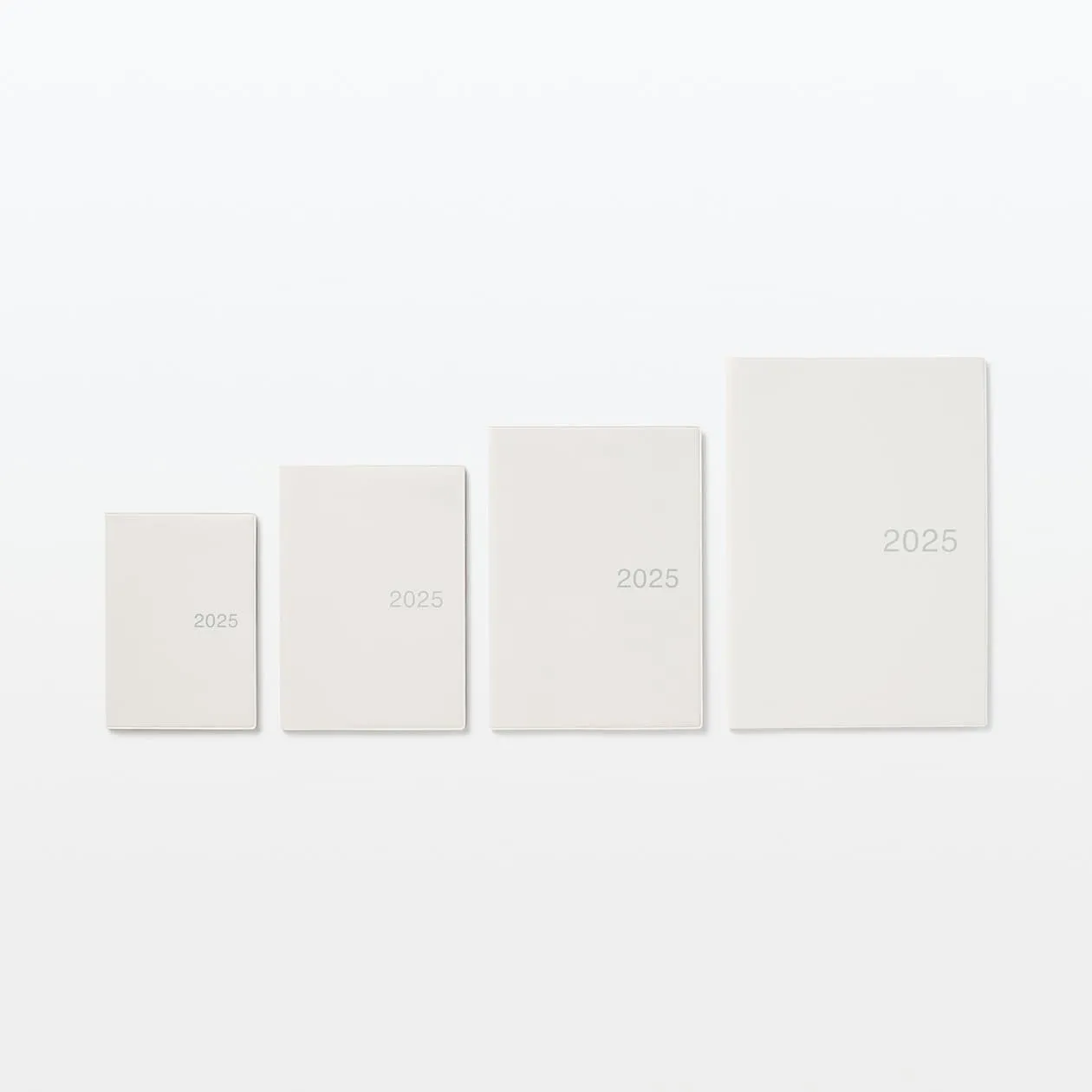 2025 Monthly Planner (Mon to Sun) - White Grey