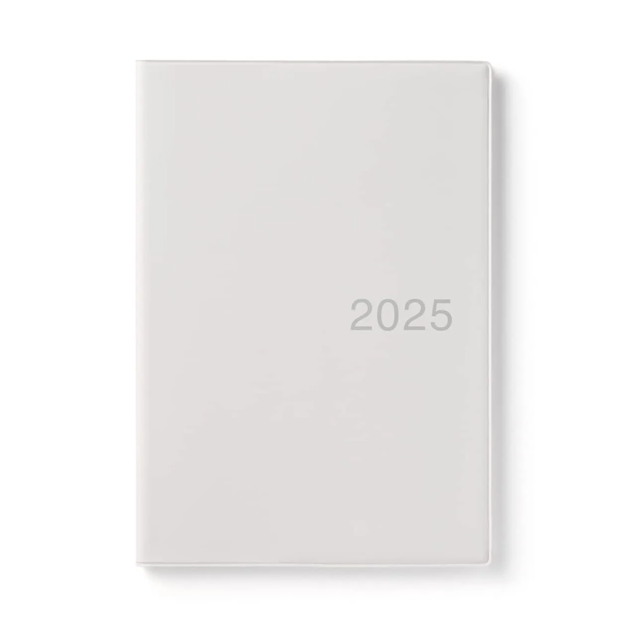 2025 Monthly Planner (Mon to Sun) - White Grey