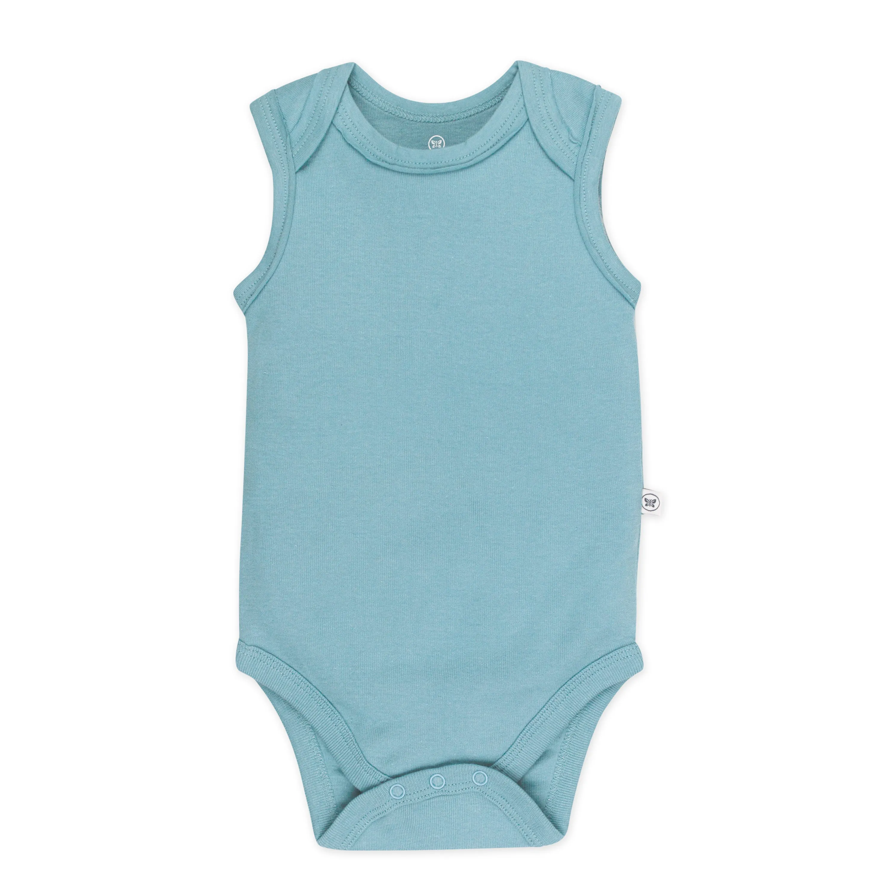 4-Pack Organic Cotton Sleeveless Bodysuits