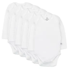 5-Pack Organic Cotton Long Sleeve Bodysuits