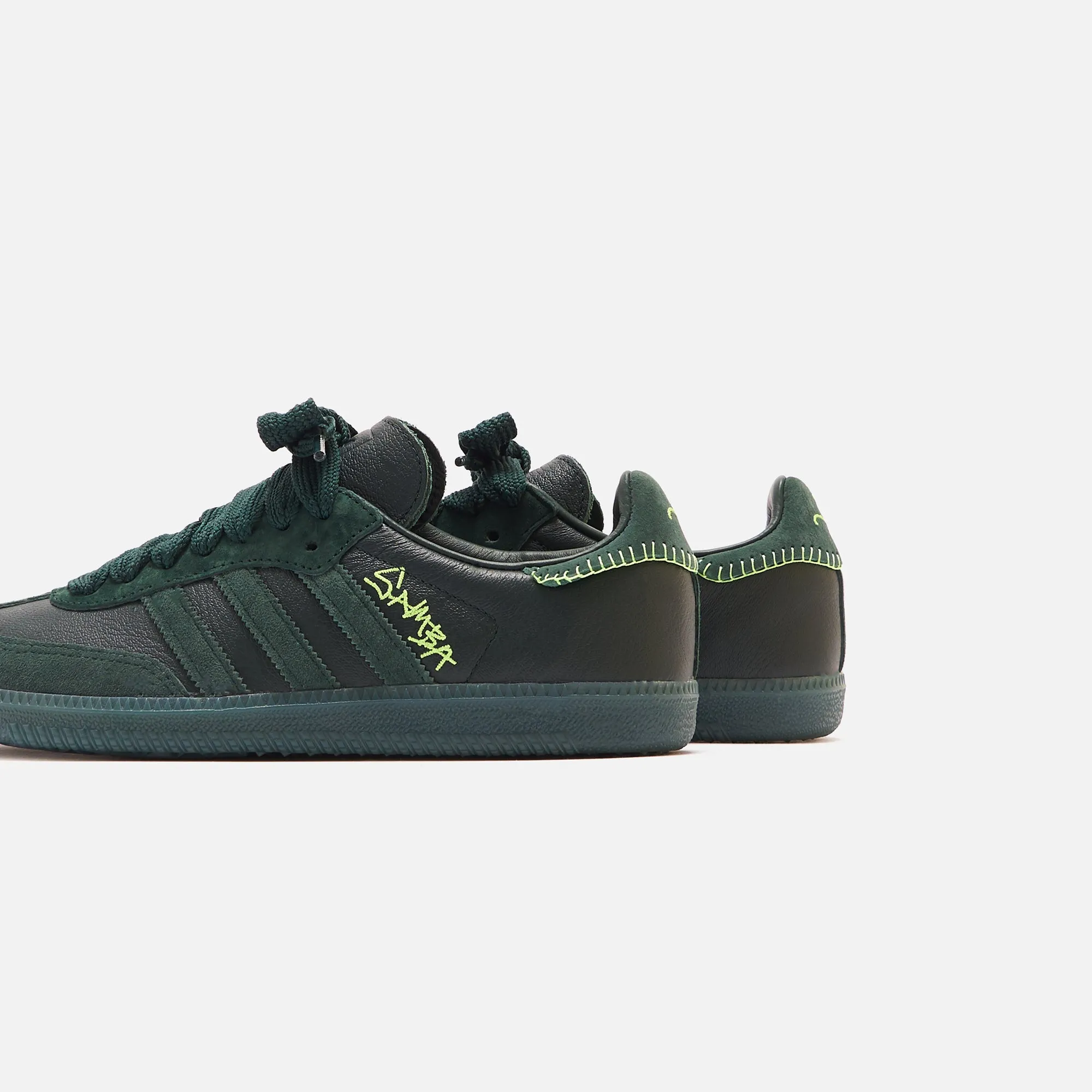 adidas Consortium x Jonah Hill Samba - Green Night / Mineral Green / Ecru Tint