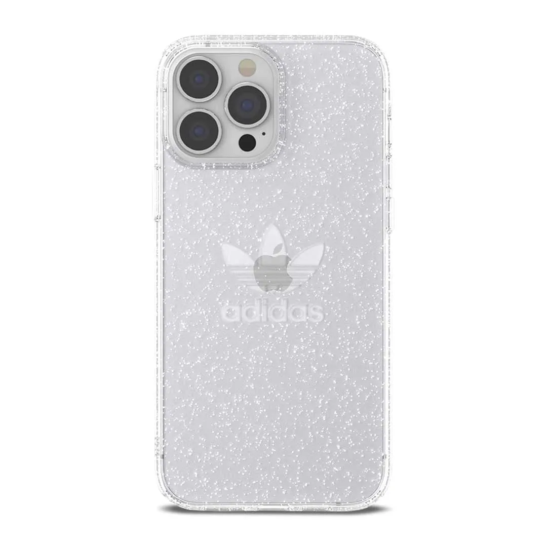 adidas - iPhone 13 Pro Max Protective Clear Glitter Phone Case (GA7469)