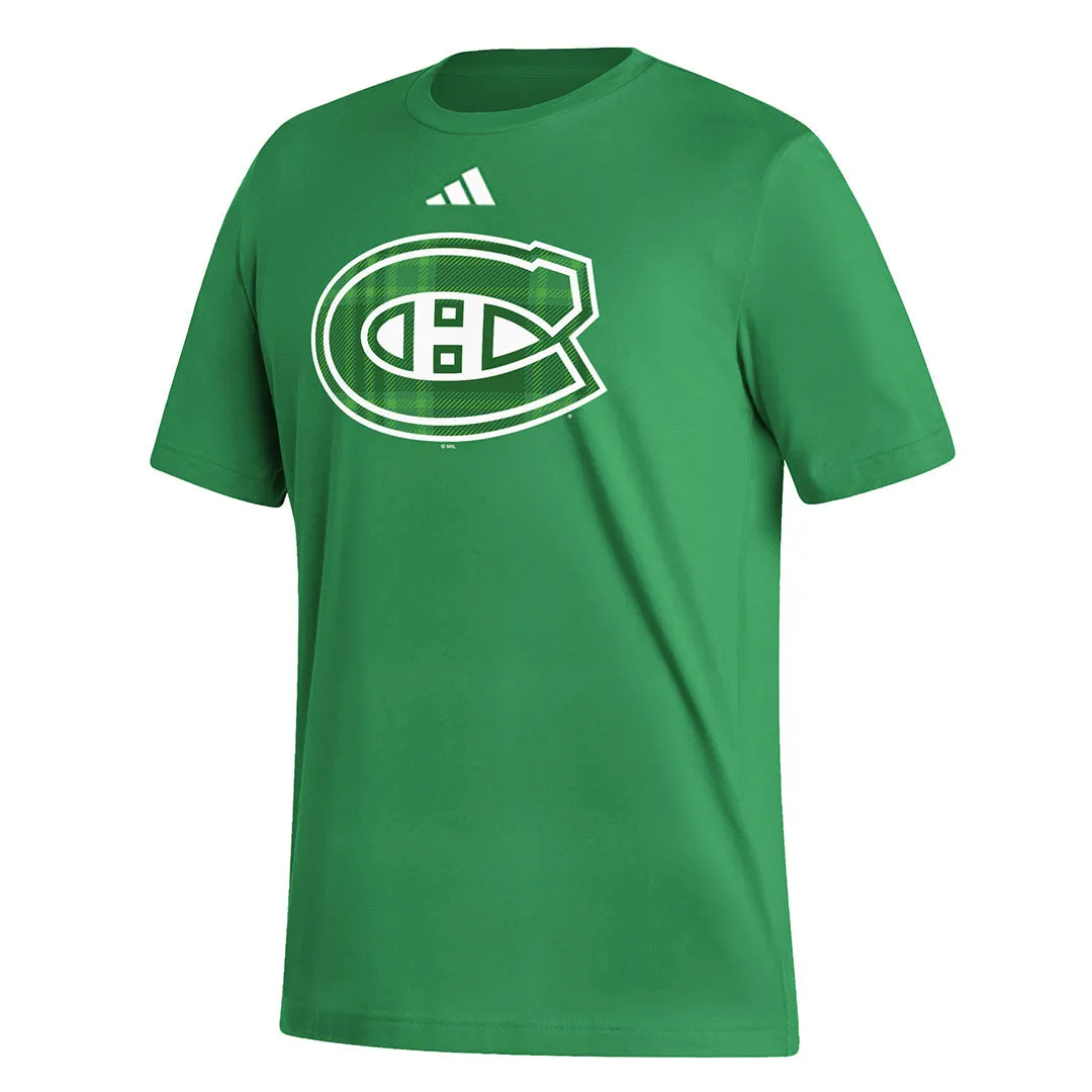 adidas - Men's Montreal Canadiens Logo Short Sleeve T-Shirt (IA3685)