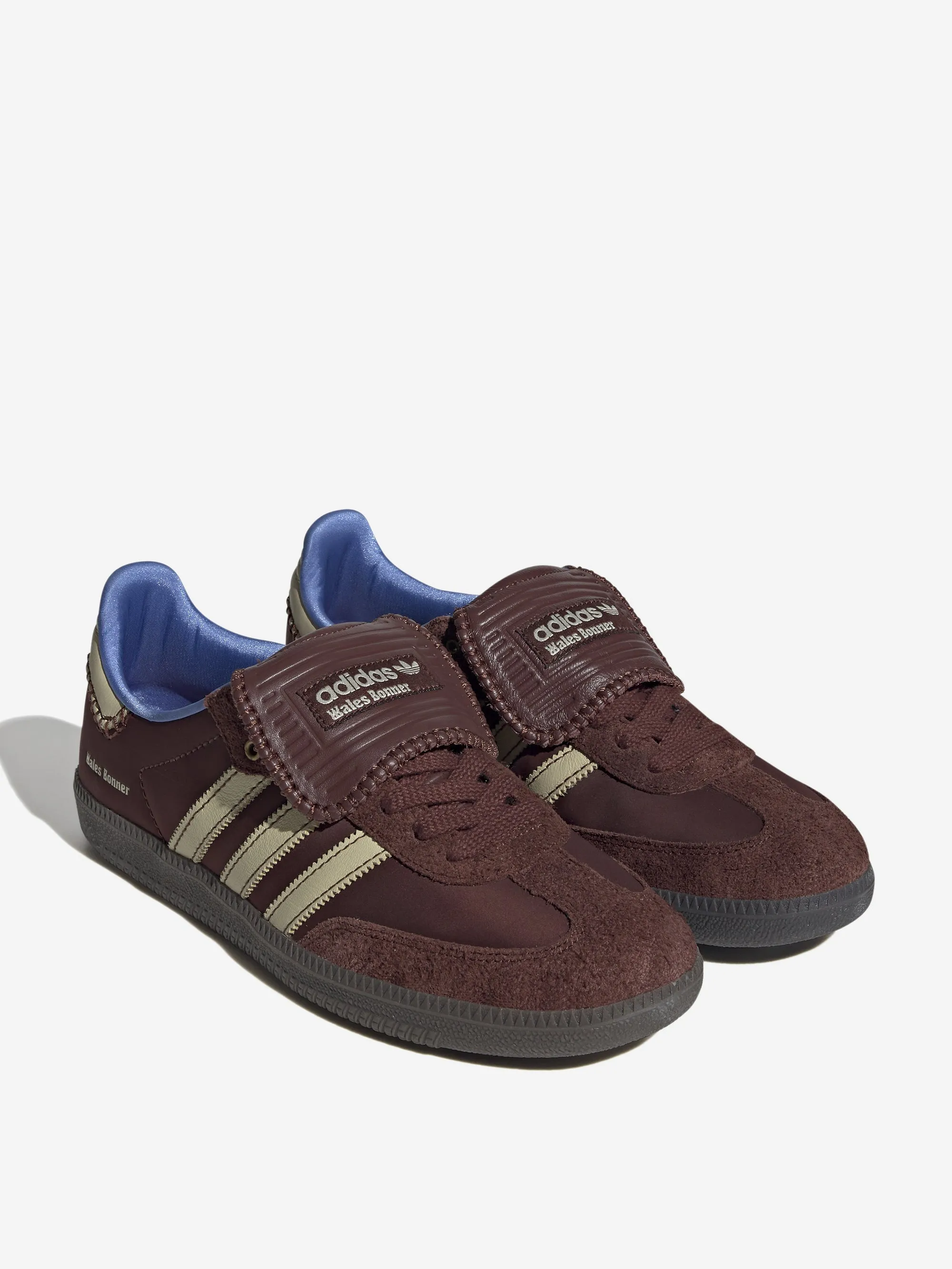 Adidas x Wales Bonner Nylon Samba - Fox Brown/Sandy Beige/Lucky Blue