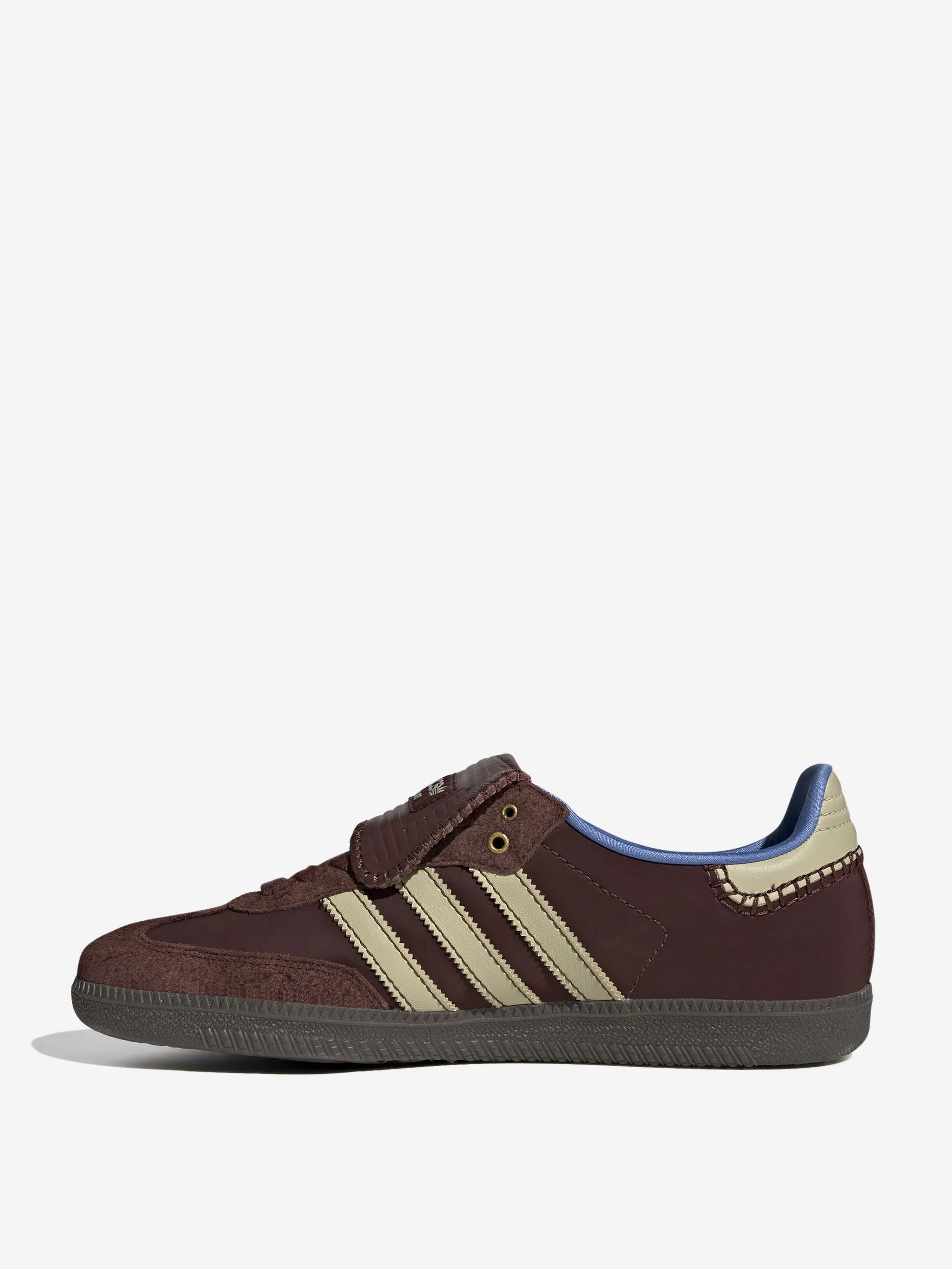 Adidas x Wales Bonner Nylon Samba - Fox Brown/Sandy Beige/Lucky Blue