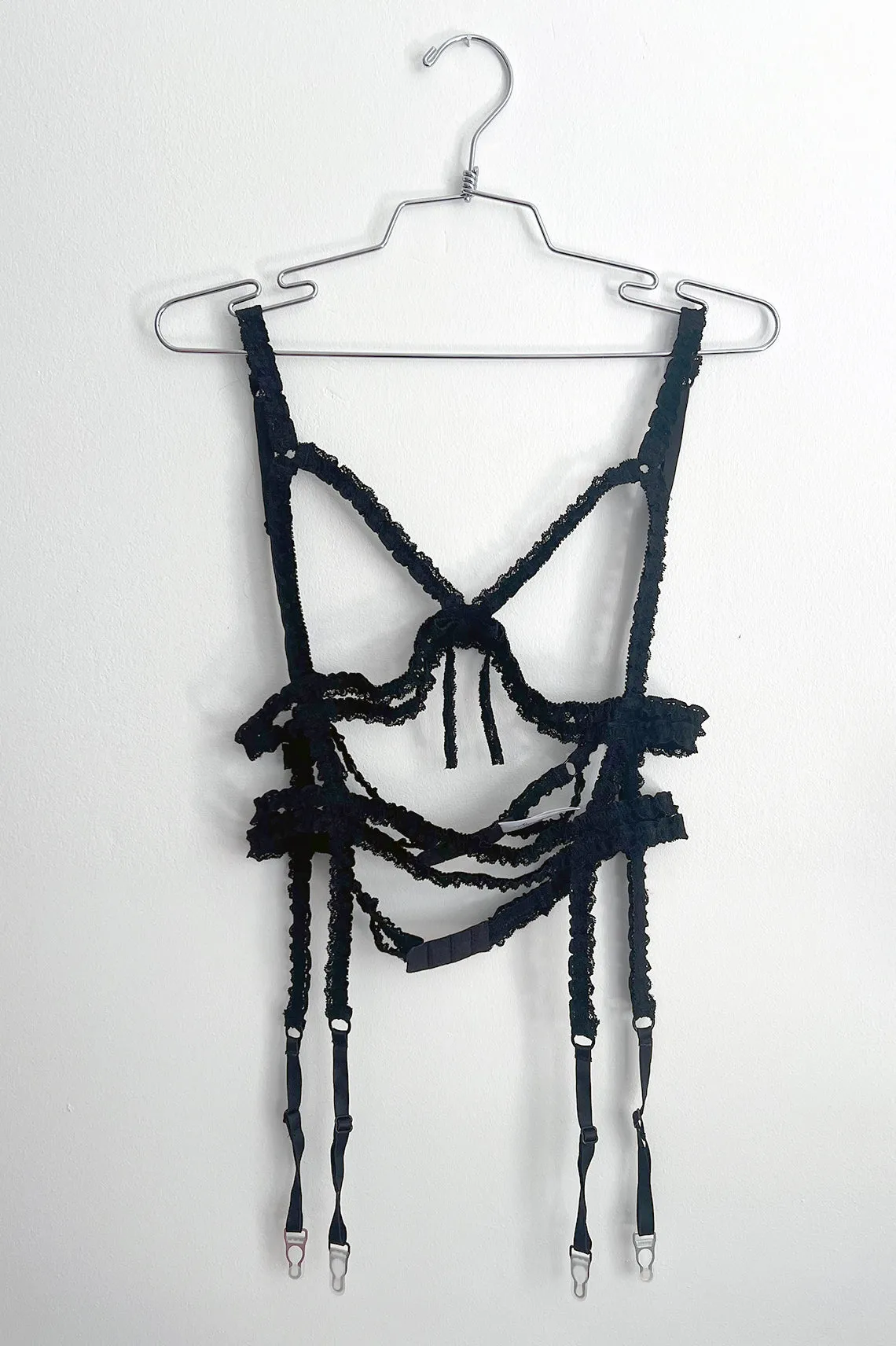 Adorella Body Cage in Black Lace