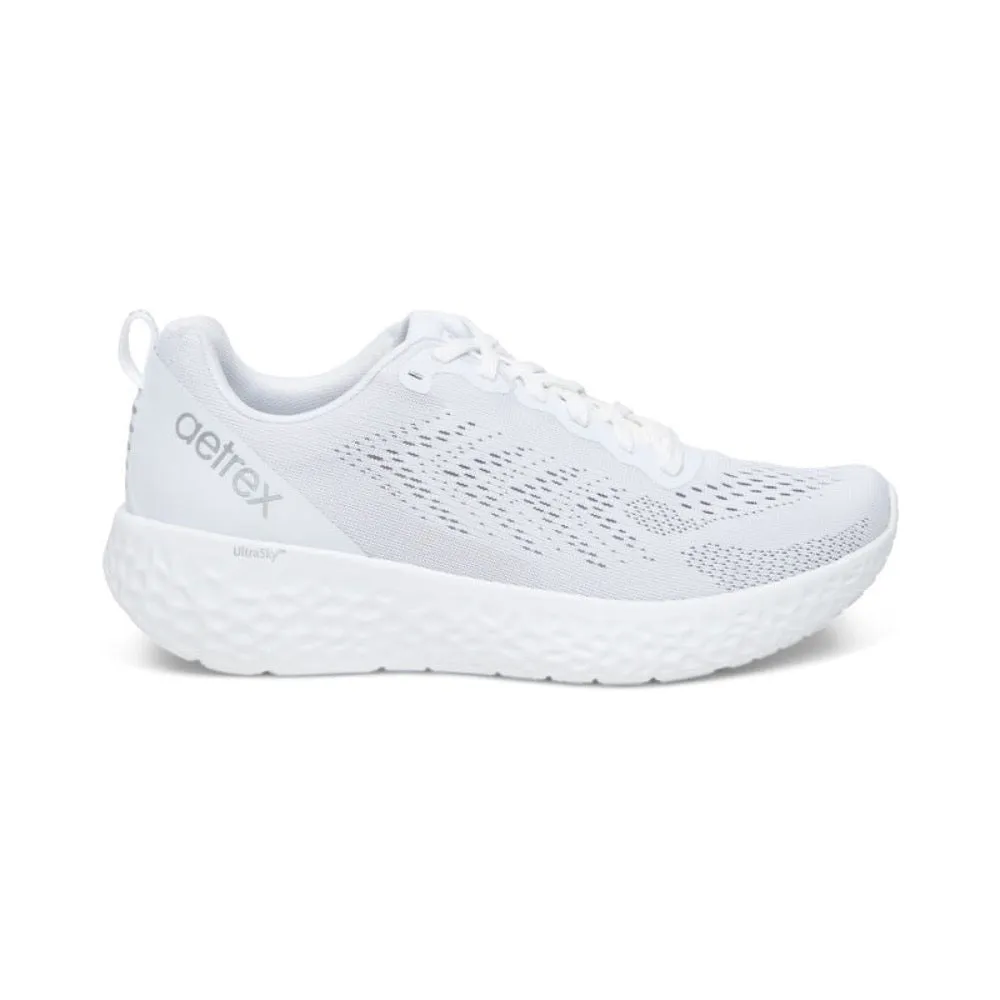 Aetrex Women's Danika Arch Support Sneaker White