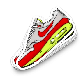 Air Max 1 "Big Bubble Red AMD 14" Sneaker Sticker