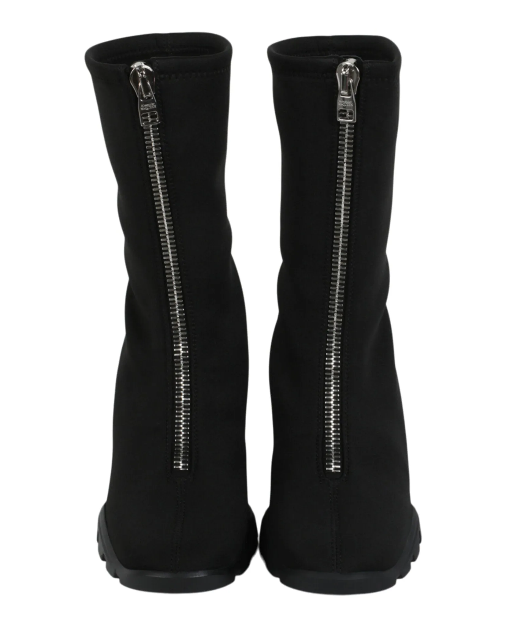 Alexander McQueen Womens Zip-Up Ankle Boots