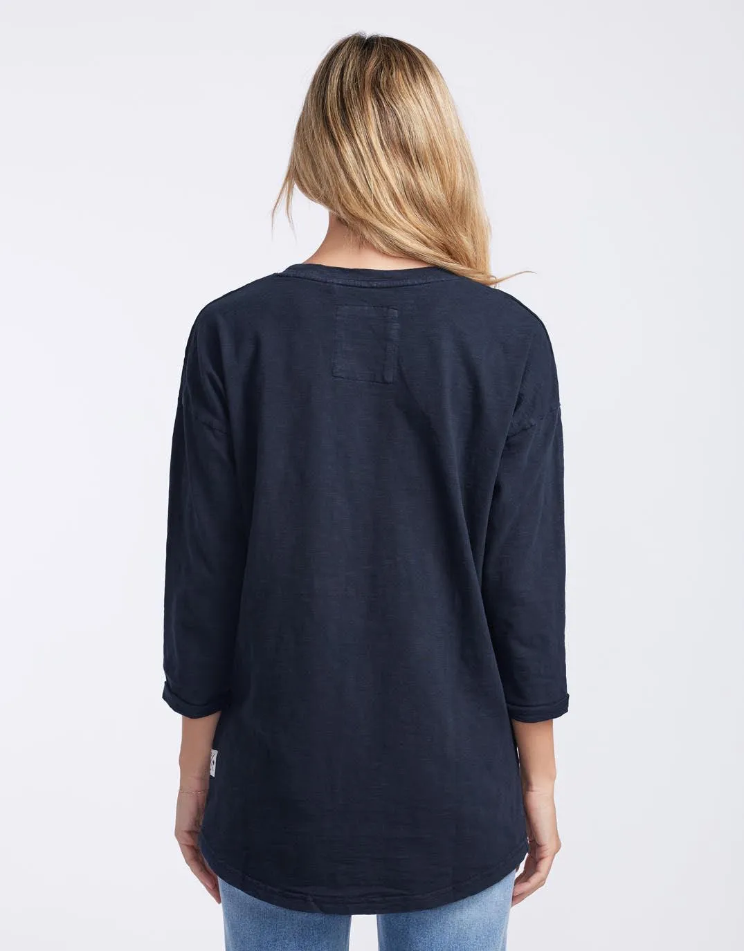 Annie Lightweight Top - Navy