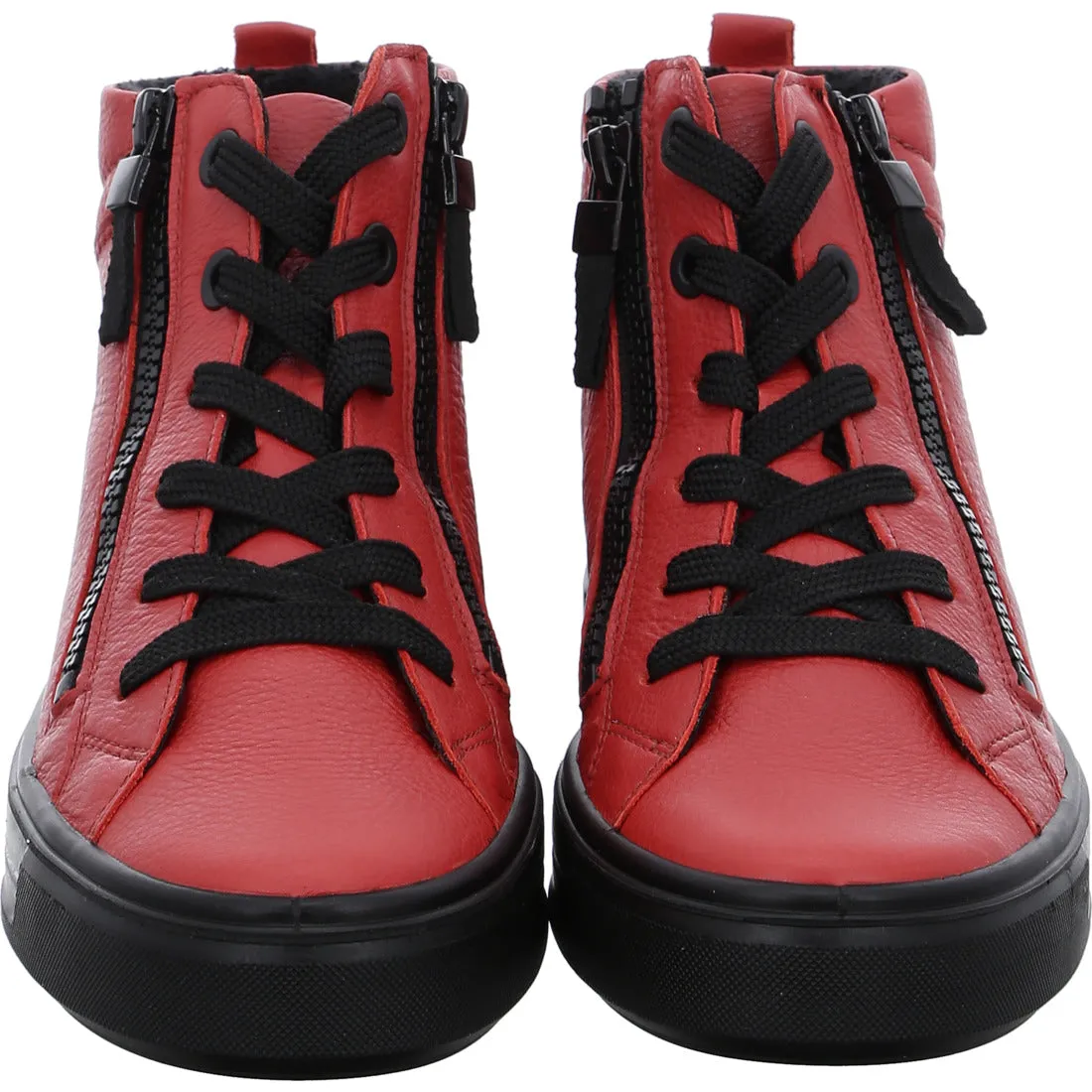 Ara Courtyard Zip Sided Hi Top Sneaker