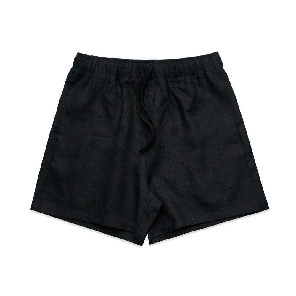 AS Colour Linen Short Black