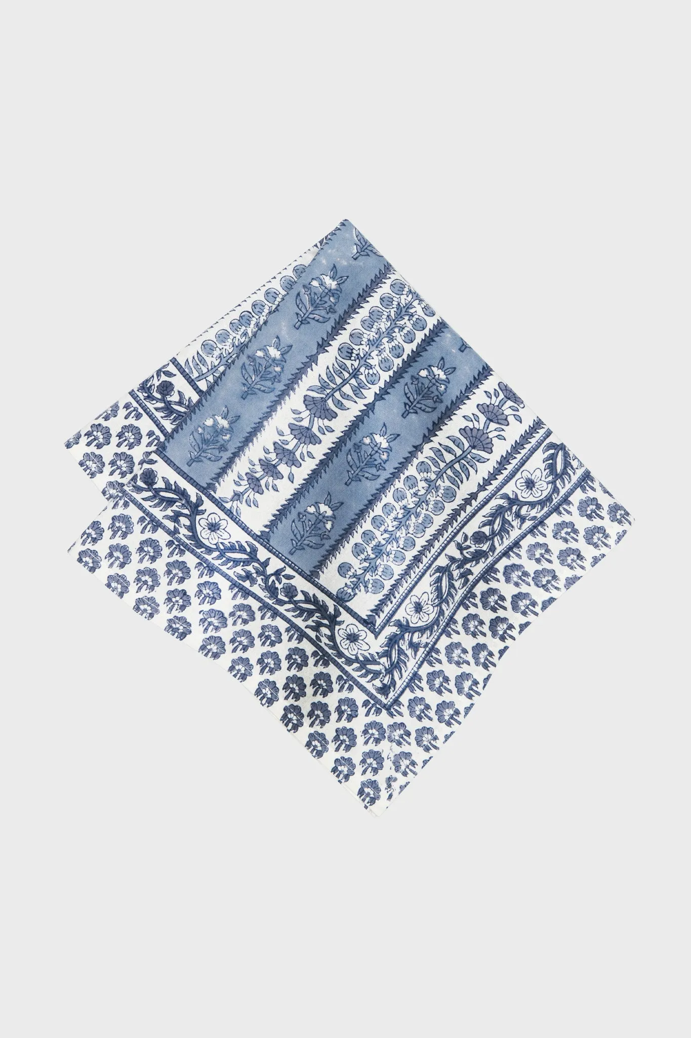 Avignon Napkins Blue & Marine, Set of 6