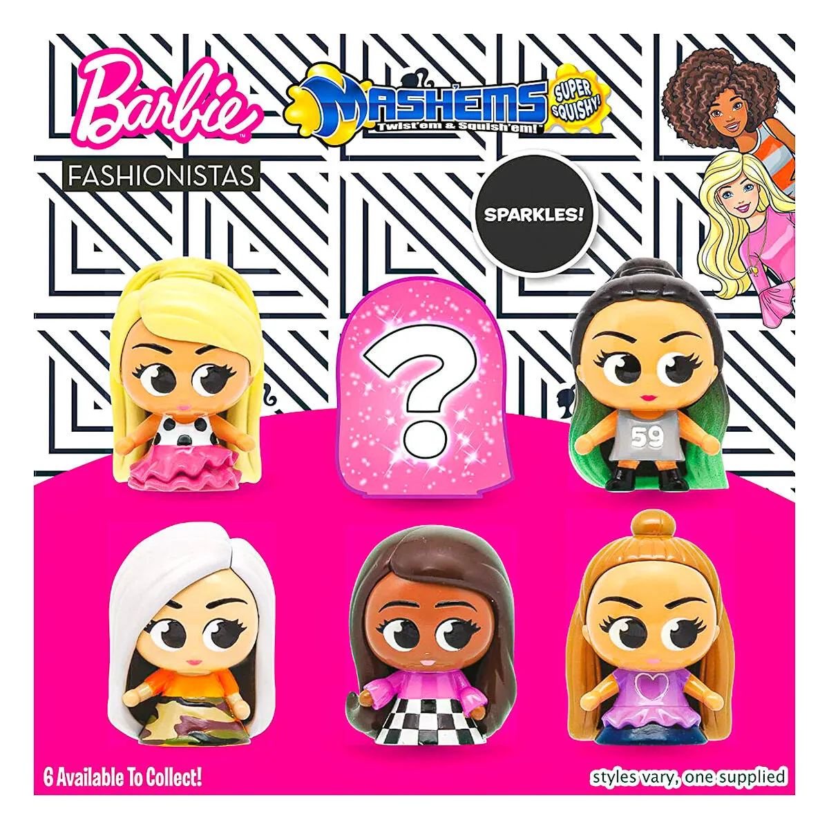 Barbie Fashionistas Mash'ems Figure Series 3 (styles vary)