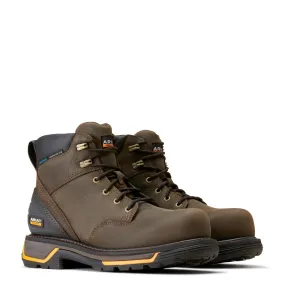 Big Rig 6 inch Composite-Toe Waterproof Work Boot Iron Coffee