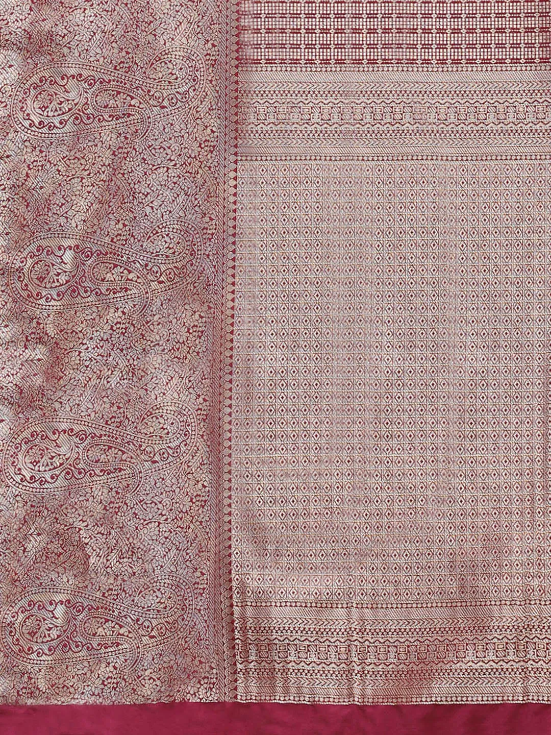 Brocade Zari Jaal Woven Handloom Saree