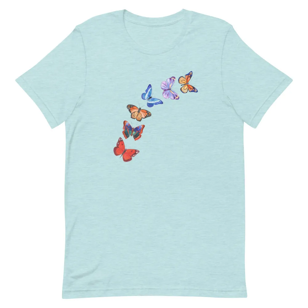 Butterflies in Flight T-Shirt - Light Colors