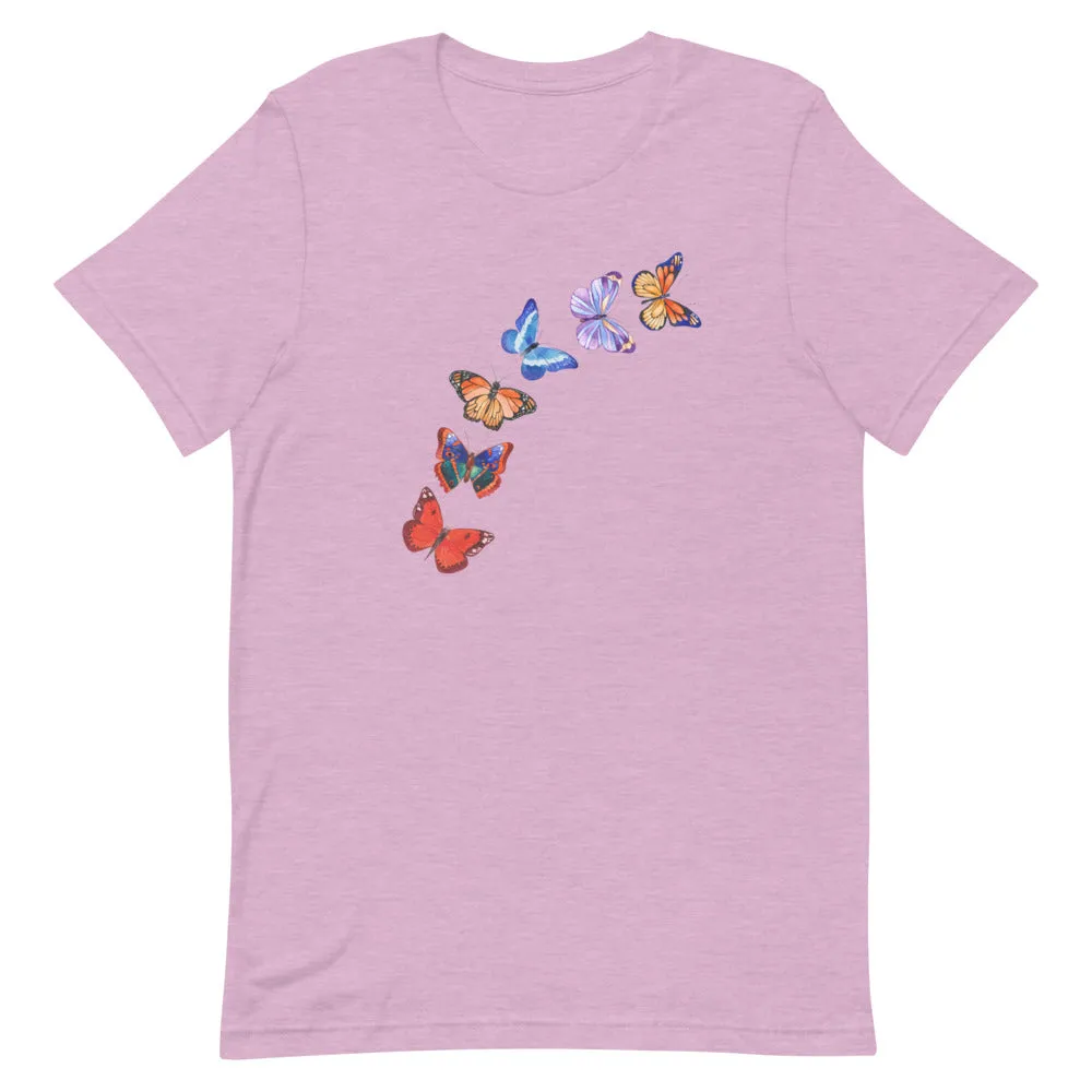 Butterflies in Flight T-Shirt - Light Colors