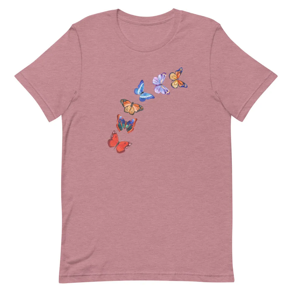 Butterflies in Flight T-Shirt - Light Colors