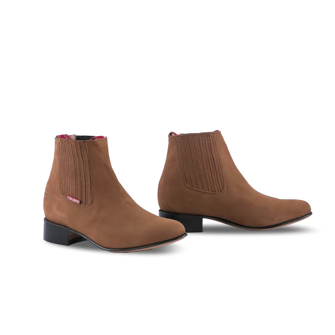 Classic Chelsea Boot Nobuck Cajeta E800