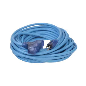 Cold Weather Lighted Triple Tap Extension Cord