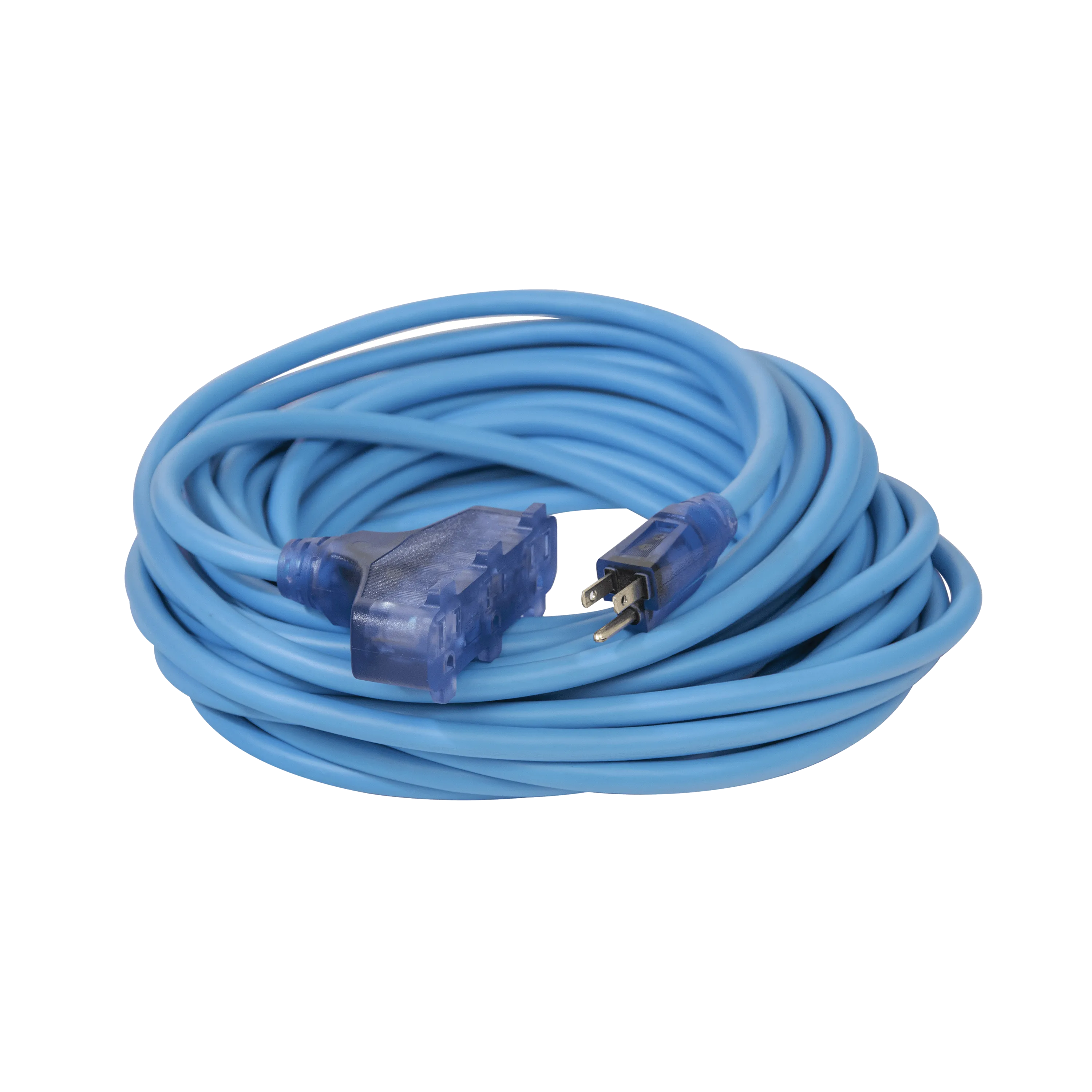 Cold Weather Lighted Triple Tap Extension Cord