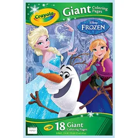 Crayola Disney Frozen Giant Colouring Pages Book (styles vary)