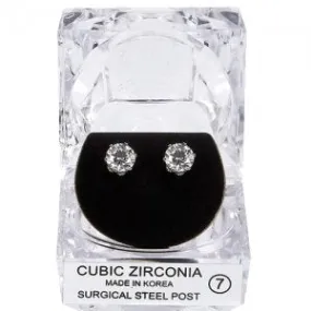 Dasha Designs Cubic Zirconia Post Earrings