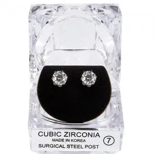 Dasha Designs Cubic Zirconia Post Earrings