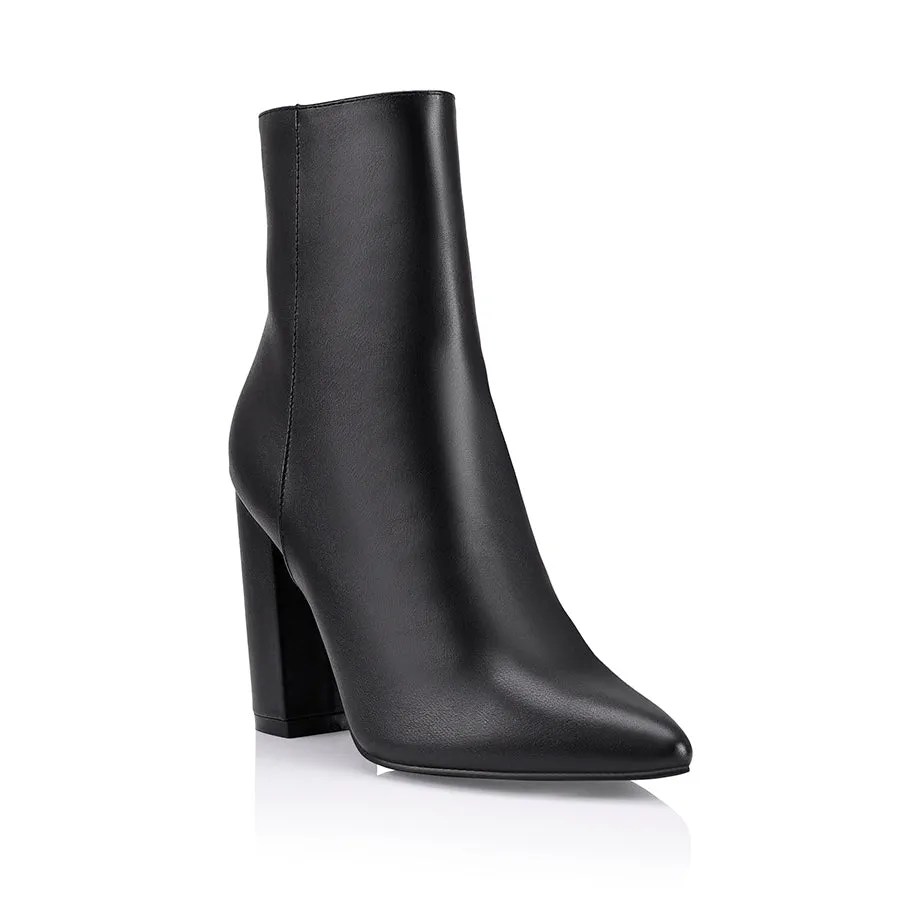 Dawson II Ankle Boots - Black Smooth