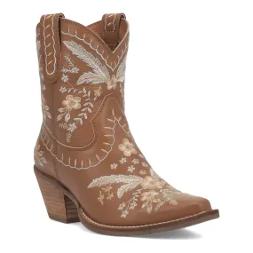 Dingo Primrose in Brown Ladies Ankle Boots