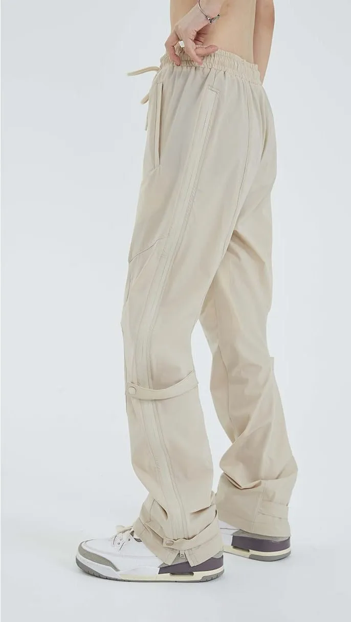 Double Side Zip Lightweight Pants