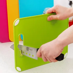 Dual Chopping Board And Knife Sharpener