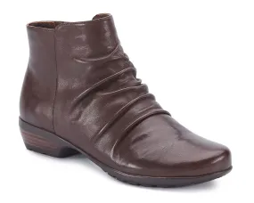 Esme Brown Leather Ankle Boots