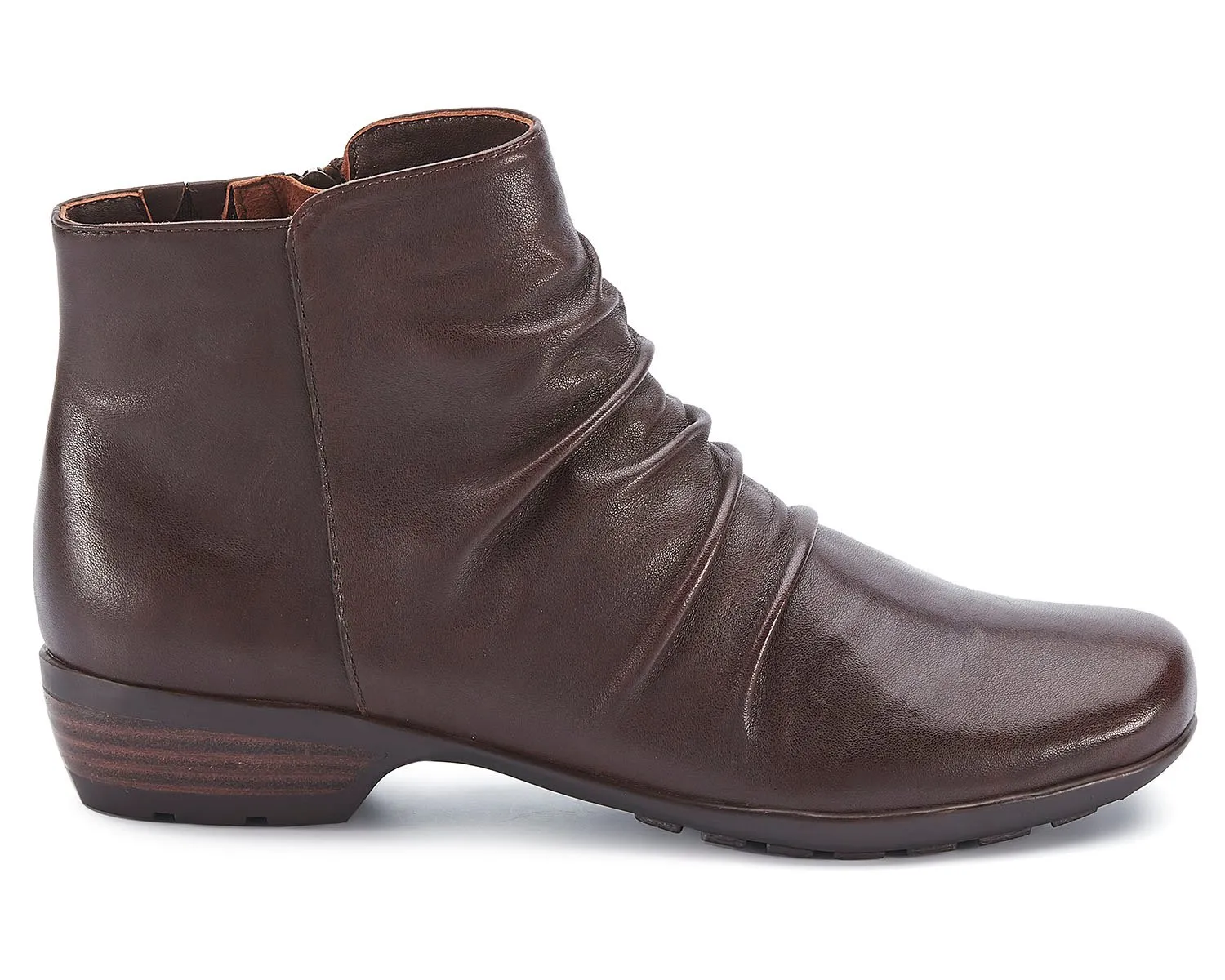 Esme Brown Leather Ankle Boots