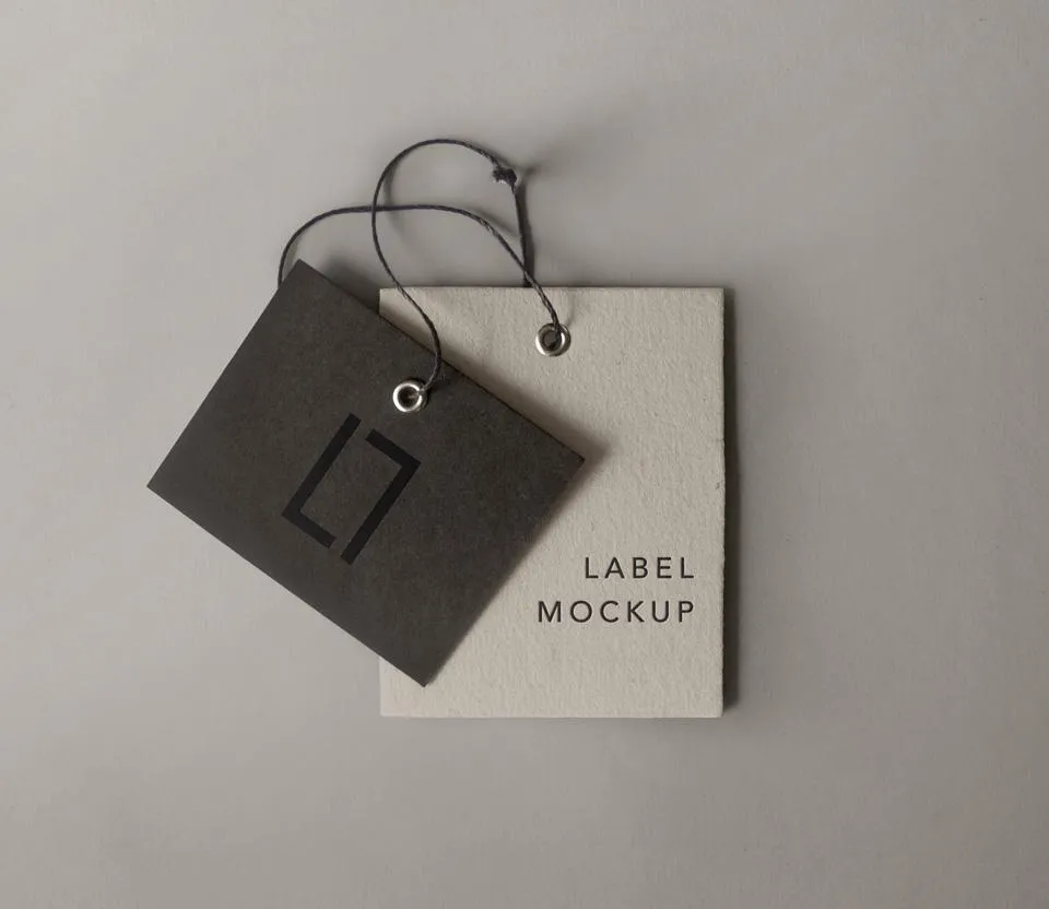 Free Psd Label Brand Mockup