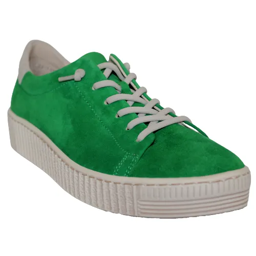 Gabor Ladies Wide Fit Trainers - 63.331 - Green