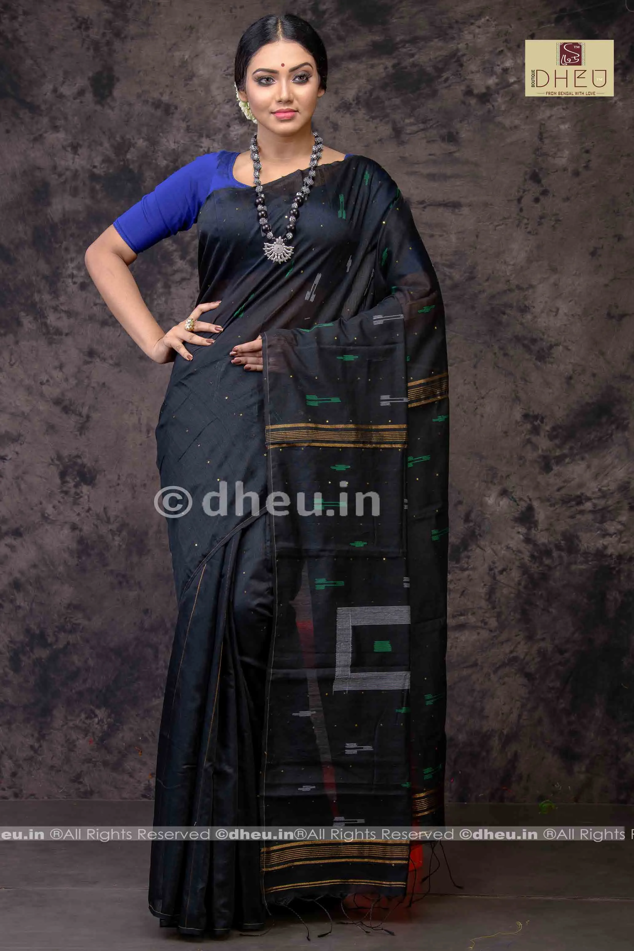 Handloom Silk Sequence Saree