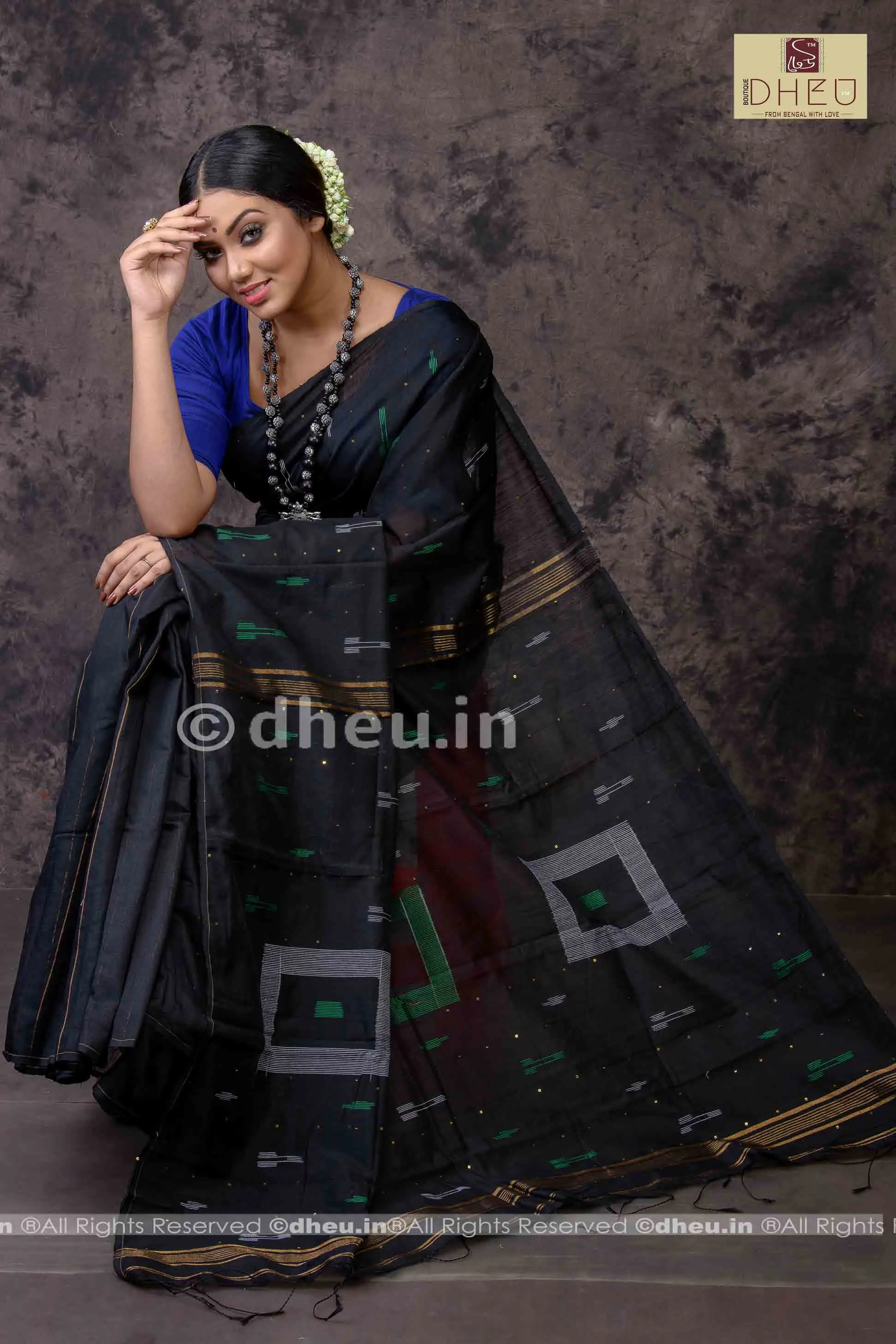 Handloom Silk Sequence Saree