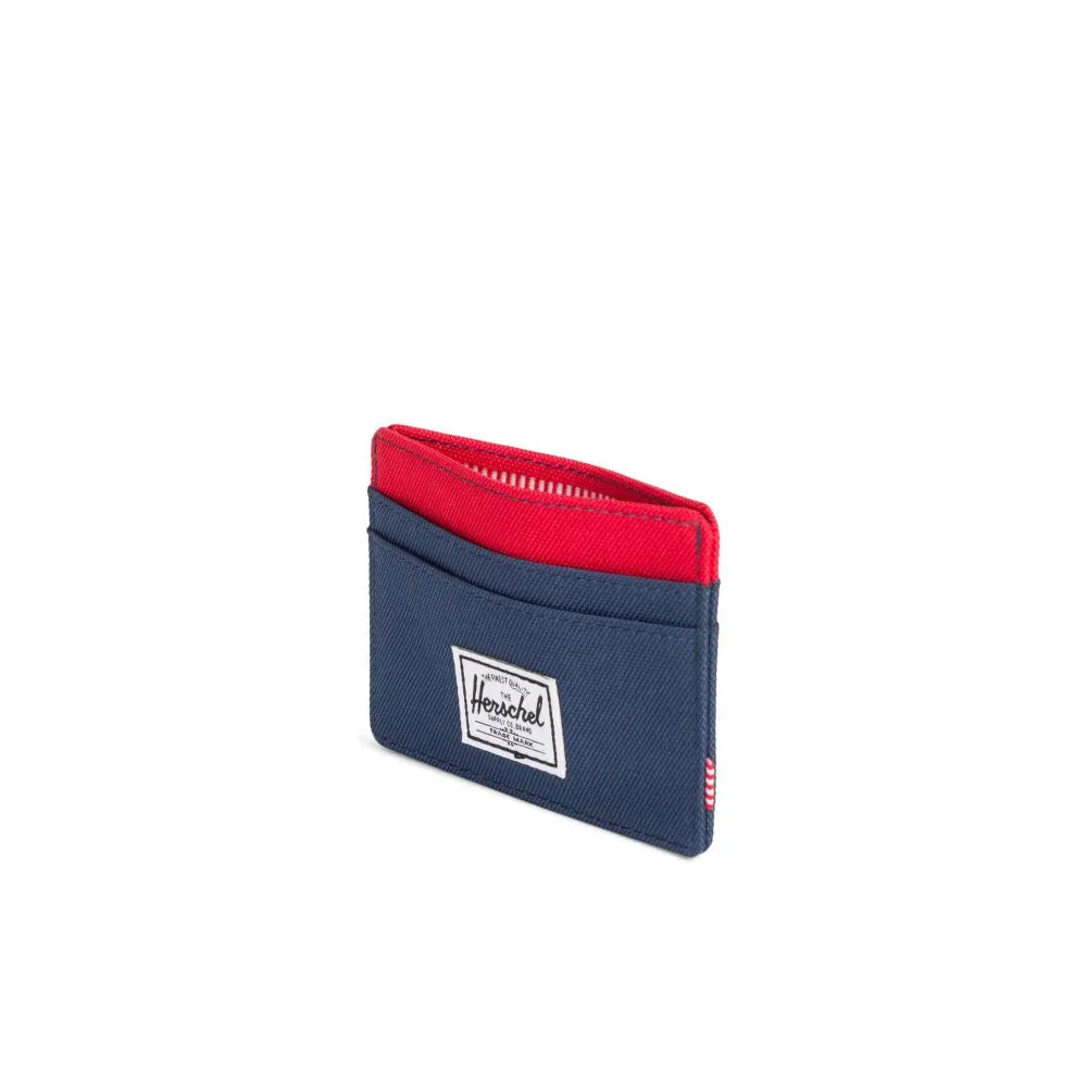 Herschel Charlie Wallet - Navy/Red