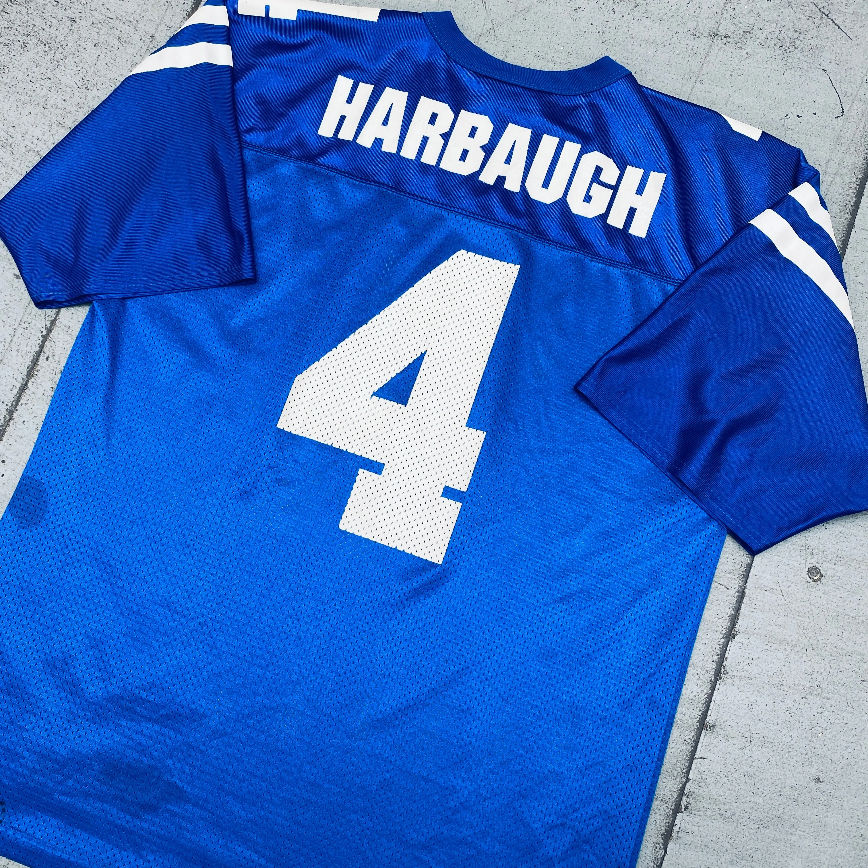 Indianapolis Colts: Jim Harbaugh 1995/96 w/ Signatures (M)