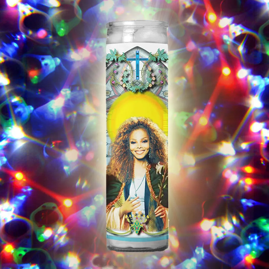 Janet Jackson Celebrity Prayer Candle