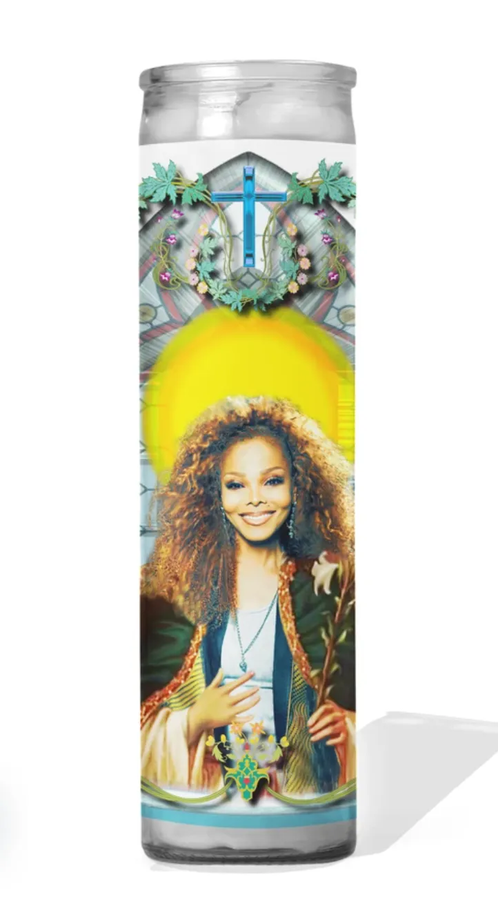 Janet Jackson Celebrity Prayer Candle