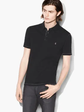 John Varvatos - Short Sleeve Peace Polo